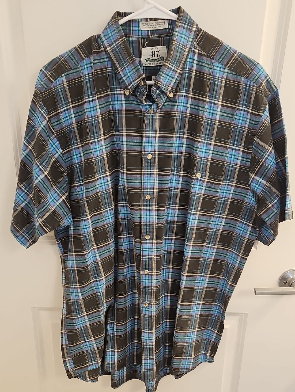 Mens Plaid Casual Shirt